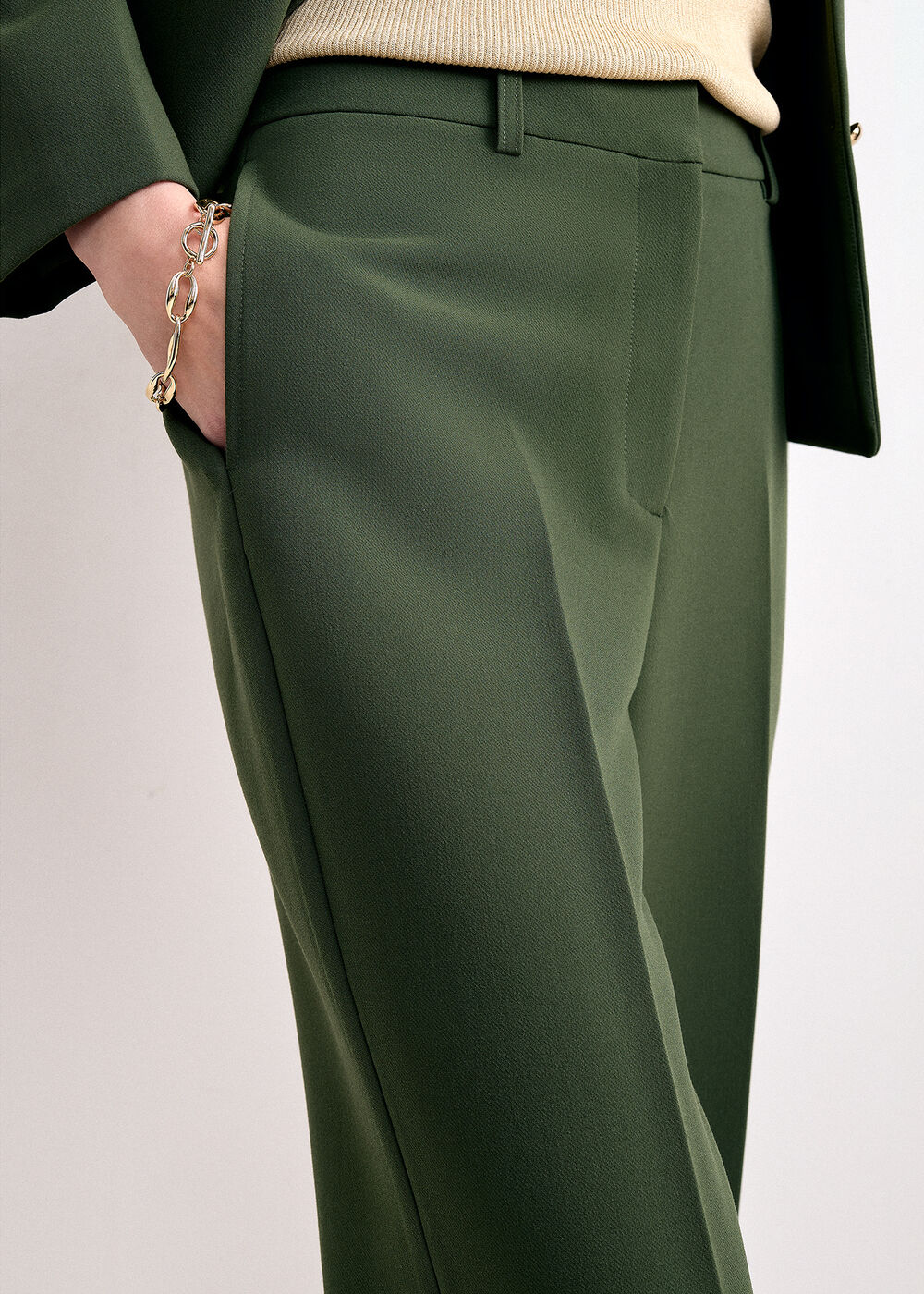The Aurelia High-Waisted Tailored Trousers - Image 4 The Aurelia High-Waisted Tailored Trousers