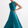 The Aveline Bias-Cut Satin Skirt