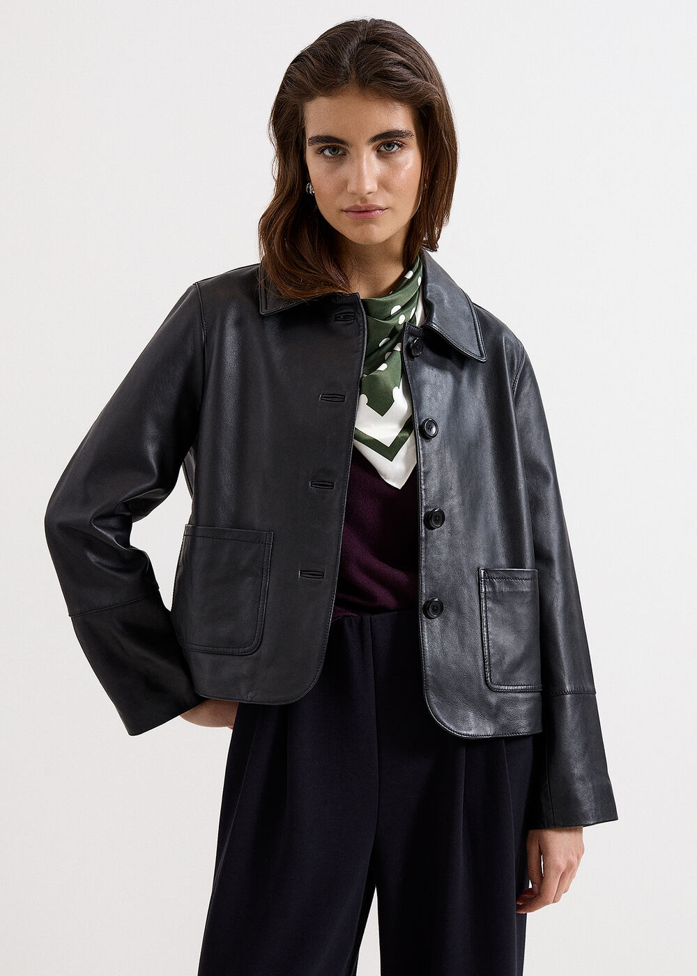 The Aveline High-Waisted Tailored Trousers - Image 1 The Aveline High-Waisted Tailored Trousers