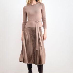 The Aveline Pleated Midi Skirt