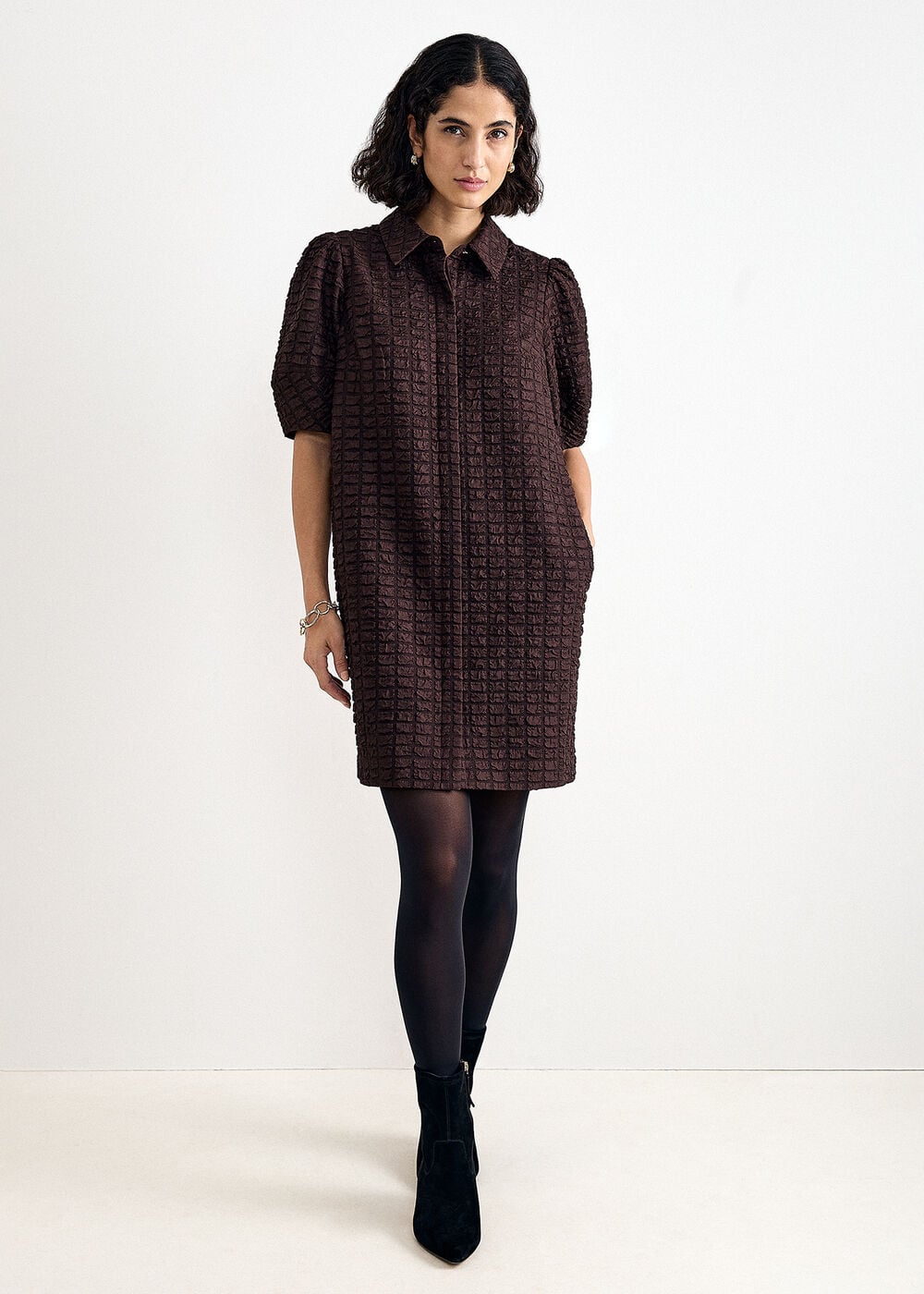 The Camille Draped Silk-Blend Blouse - Image 3 The Camille Draped Silk-Blend Blouse