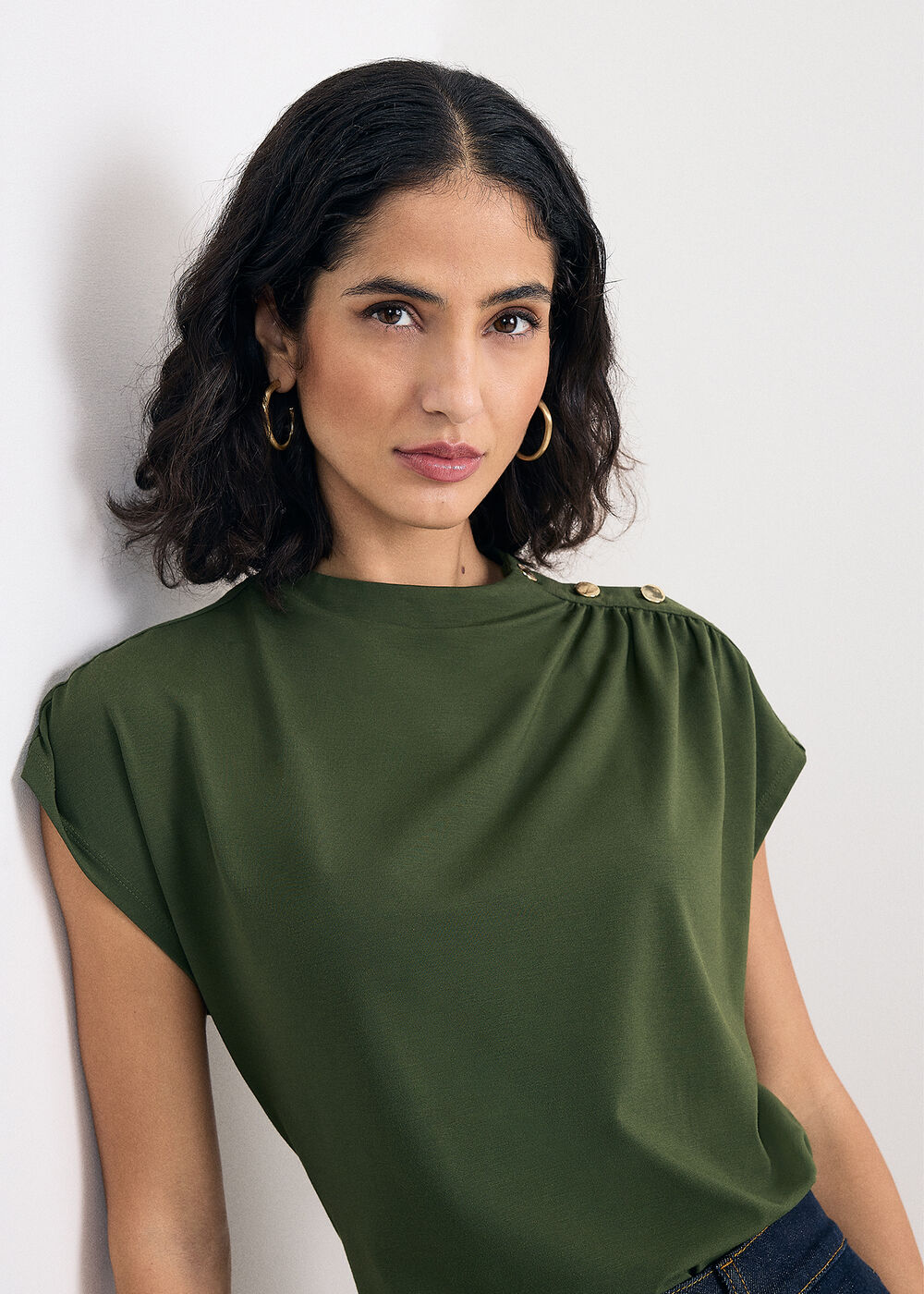 The Camille High-Waisted Tailored Trousers - Image 1 The Camille High-Waisted Tailored Trousers