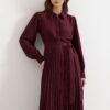 The Camille Pleated Midi Skirt
