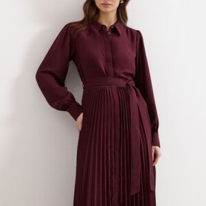 The Camille Pleated Midi Skirt