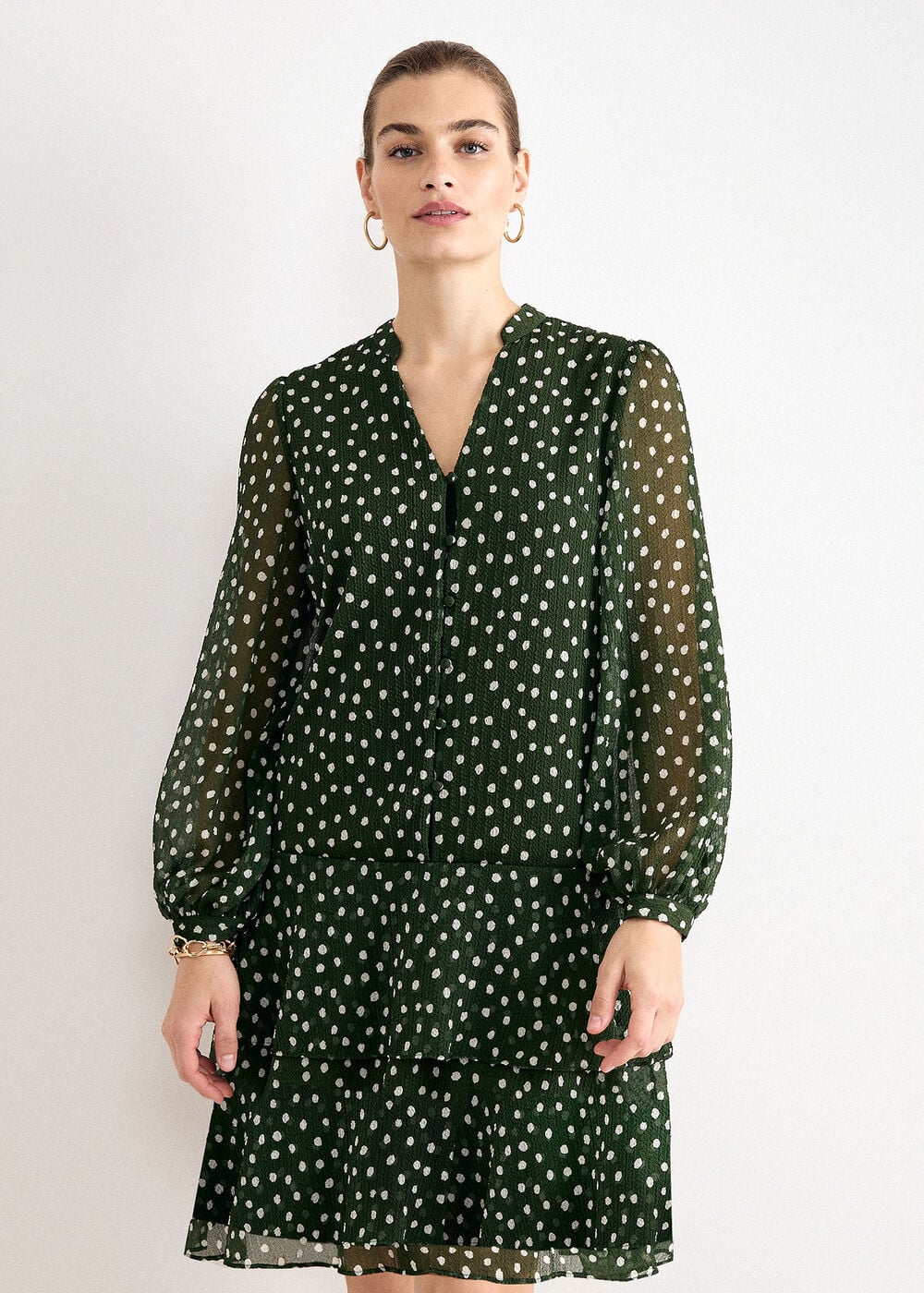 The Camille Tailored Wool-Blend Coat - Image 1 The Camille Tailored Wool-Blend Coat
