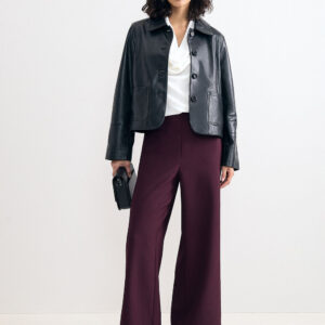 The Celeste High-Waisted Wide-Leg Trousers