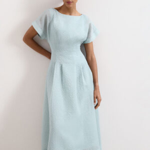 The Celeste Pleated Midi Skirt