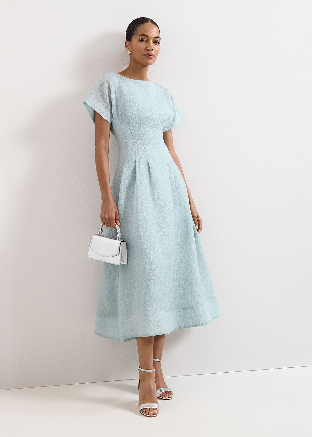 The Celeste Pleated Midi Skirt - Image 3 The Celeste Pleated Midi Skirt