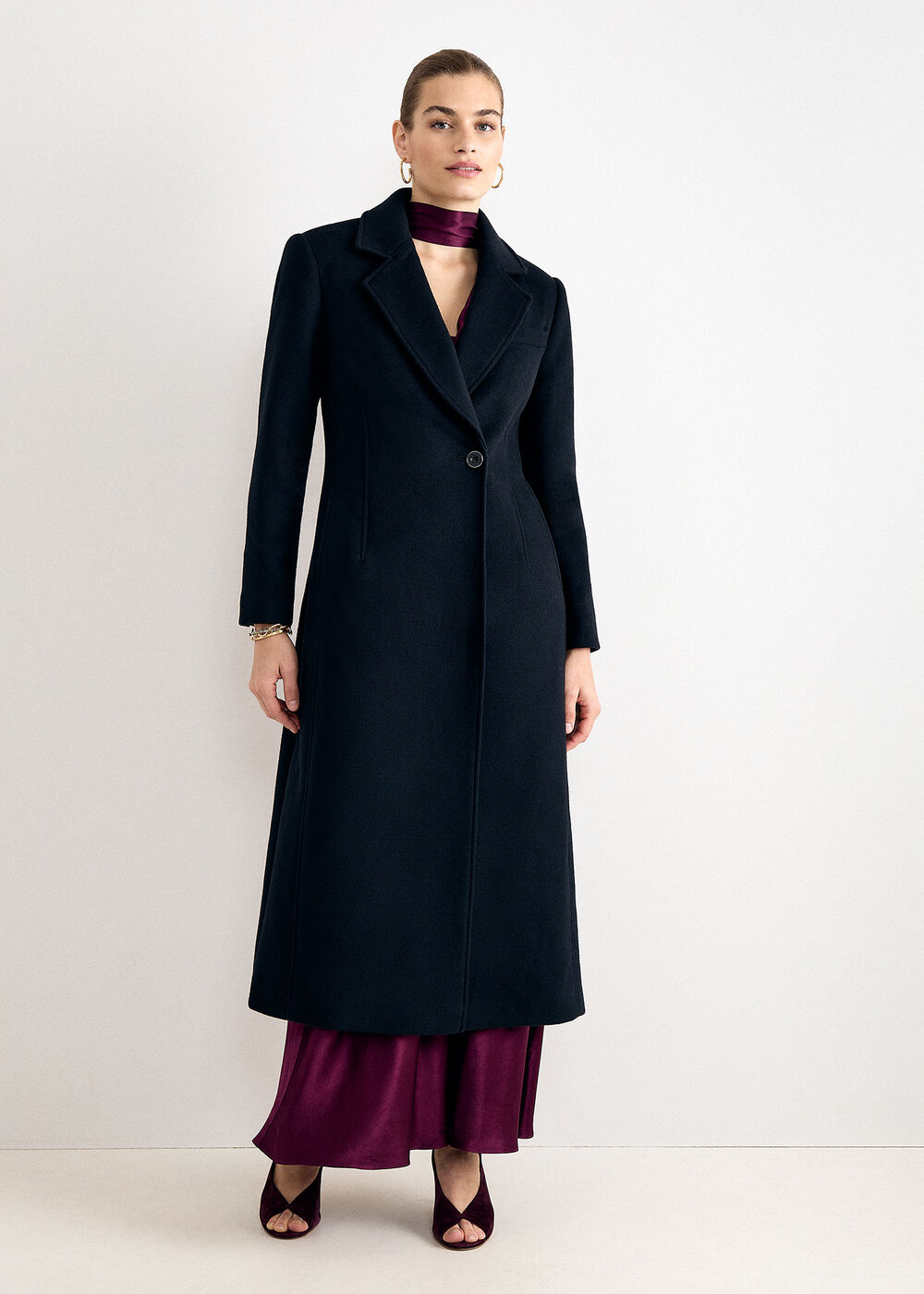 The Celeste Tailored Wool-Blend Coat - Image 3 The Celeste Tailored Wool-Blend Coat