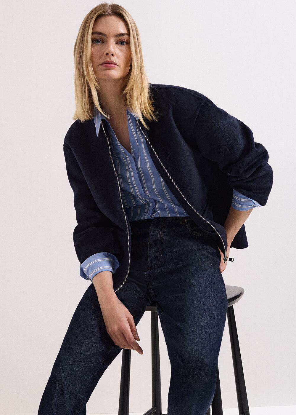 The Elysian Contemporary Structured Jacket - Image 1 The Elysian Contemporary Structured Jacket