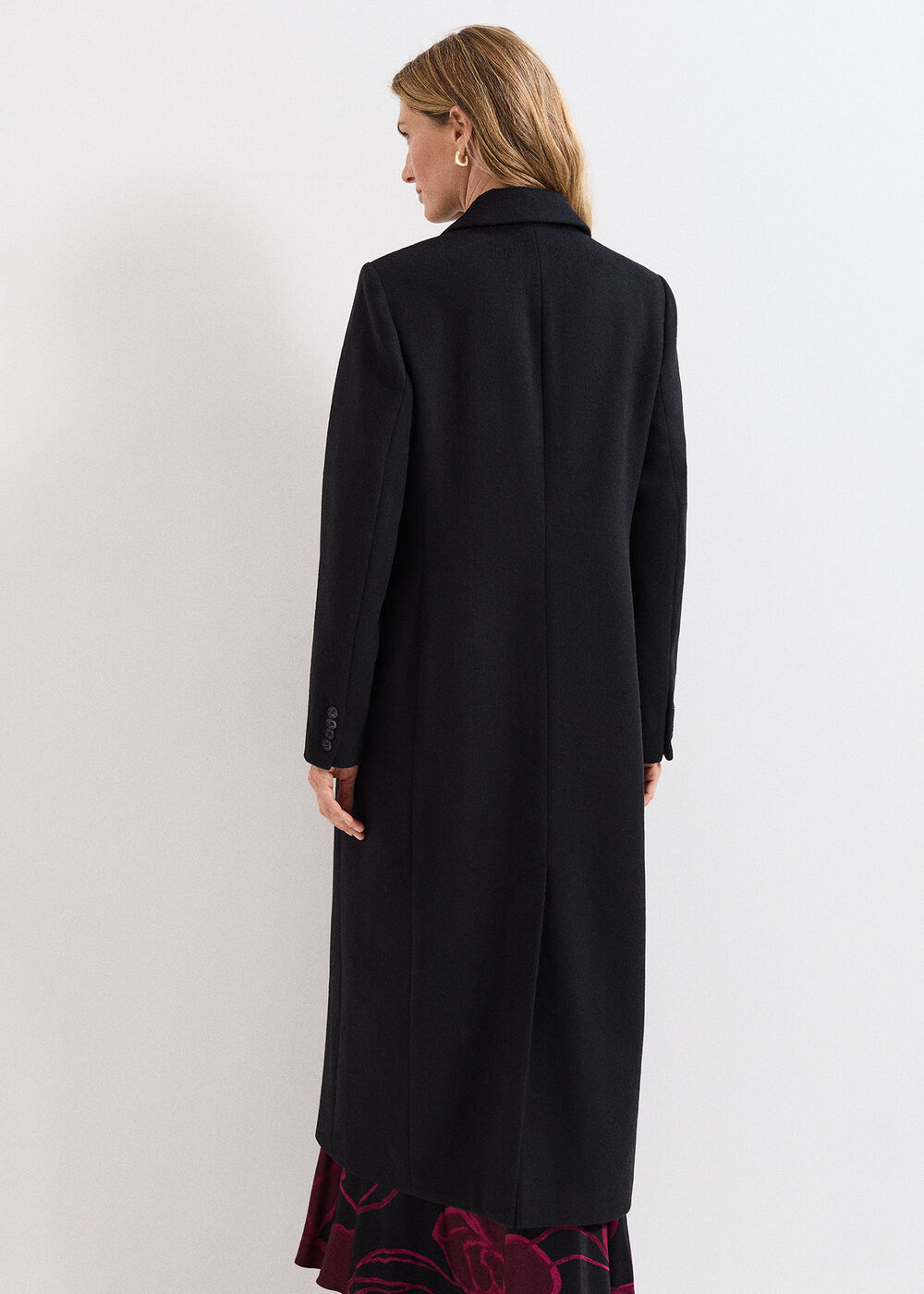 The Elysian Tailored Wool-Blend Coat - Image 2 The Elysian Tailored Wool-Blend Coat
