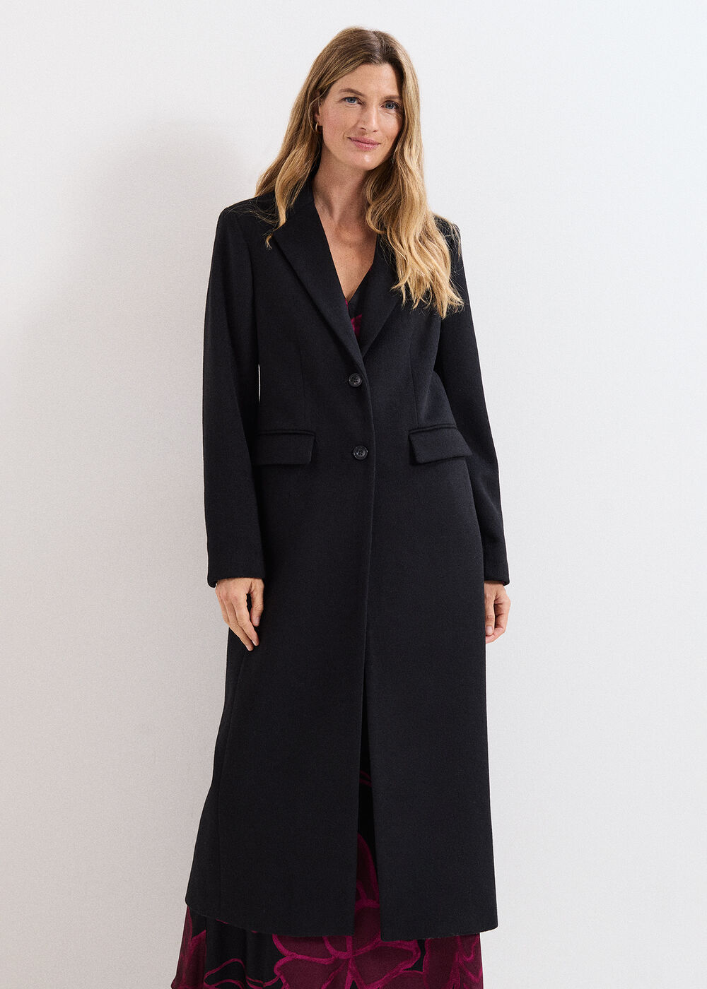 The Elysian Tailored Wool-Blend Coat - Image 3 The Elysian Tailored Wool-Blend Coat
