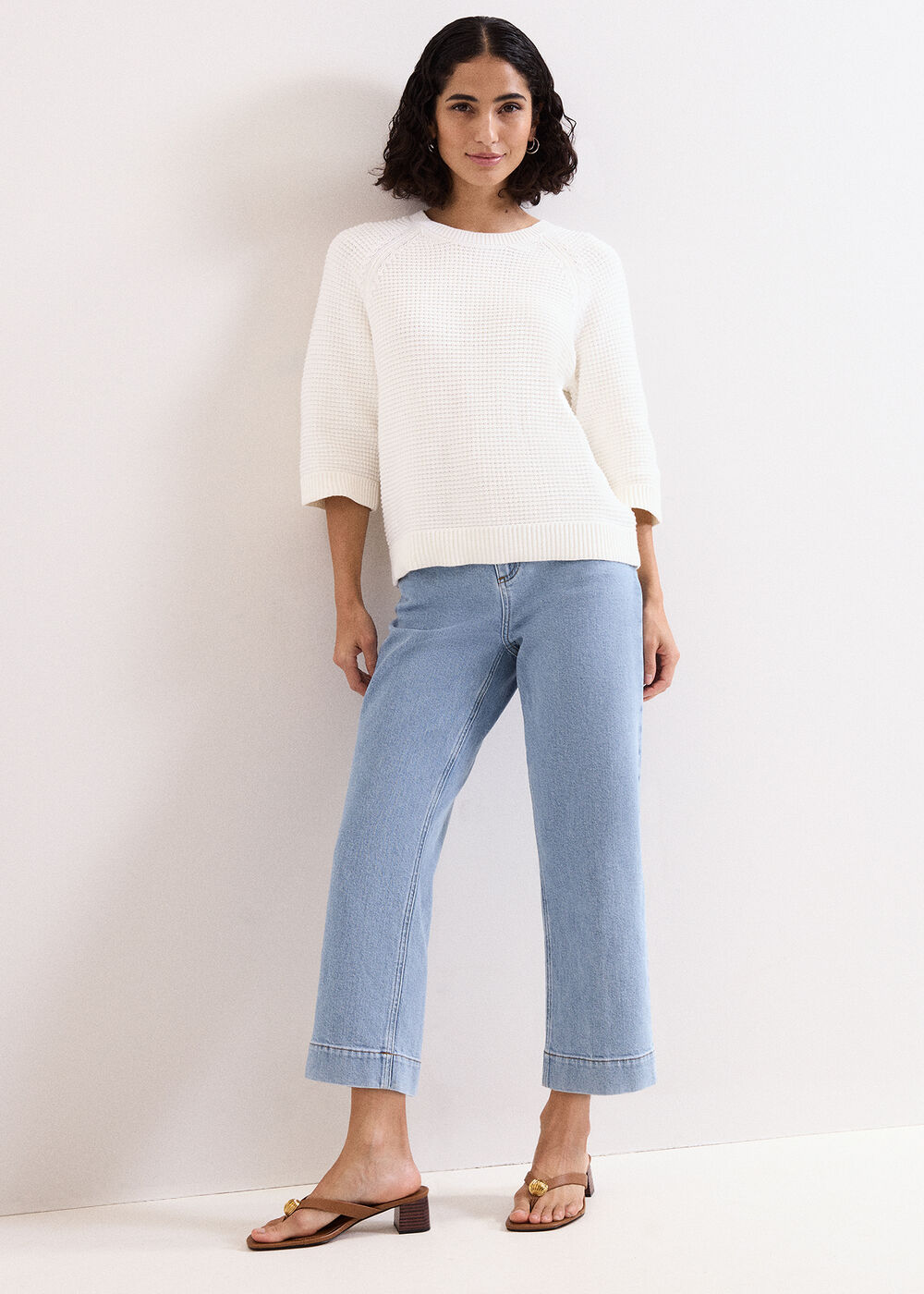 The Evangeline High-Rise Straight-Leg Jeans - Image 1 The Evangeline High-Rise Straight-Leg Jeans