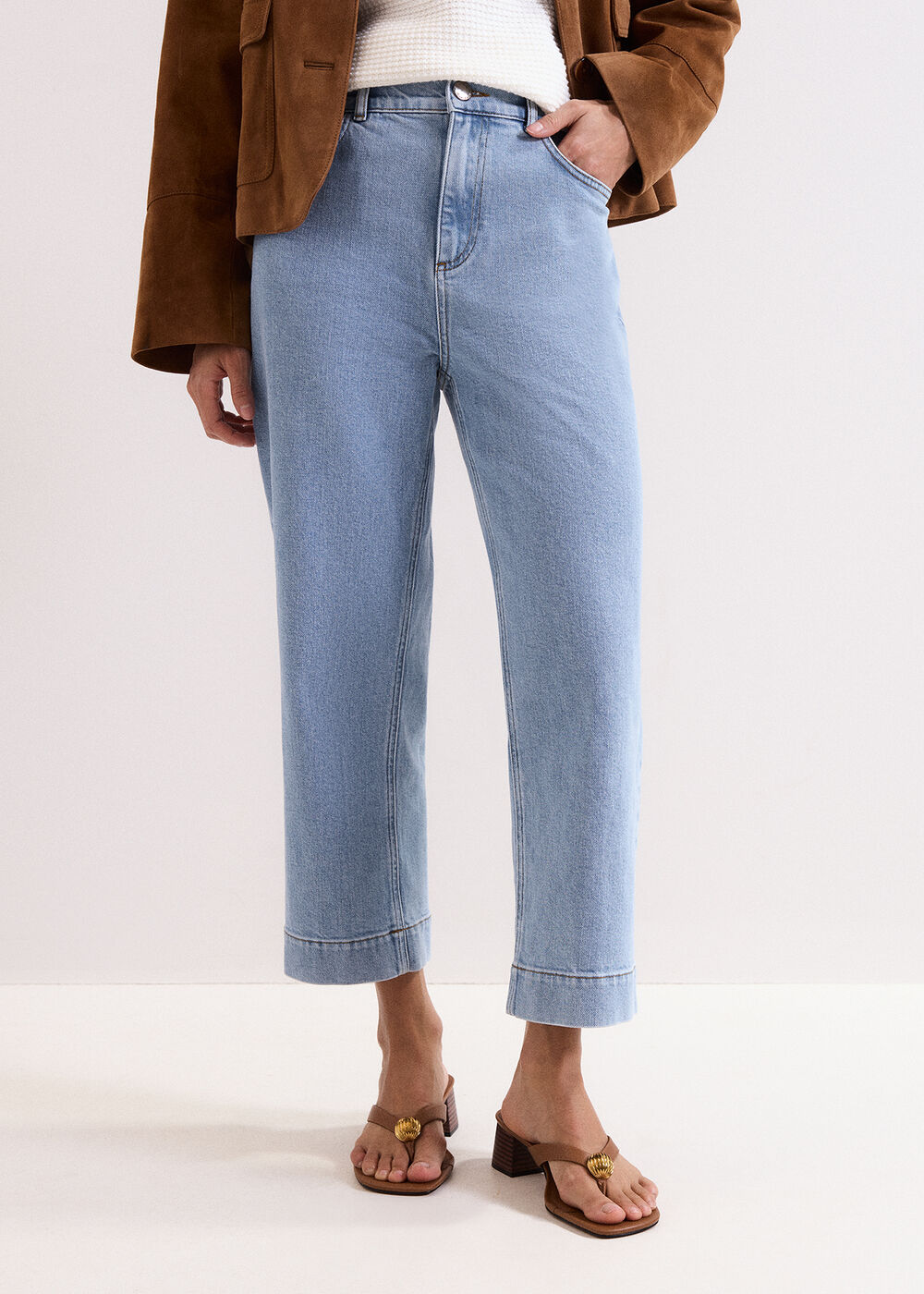 The Evangeline High-Rise Straight-Leg Jeans - Image 3 The Evangeline High-Rise Straight-Leg Jeans