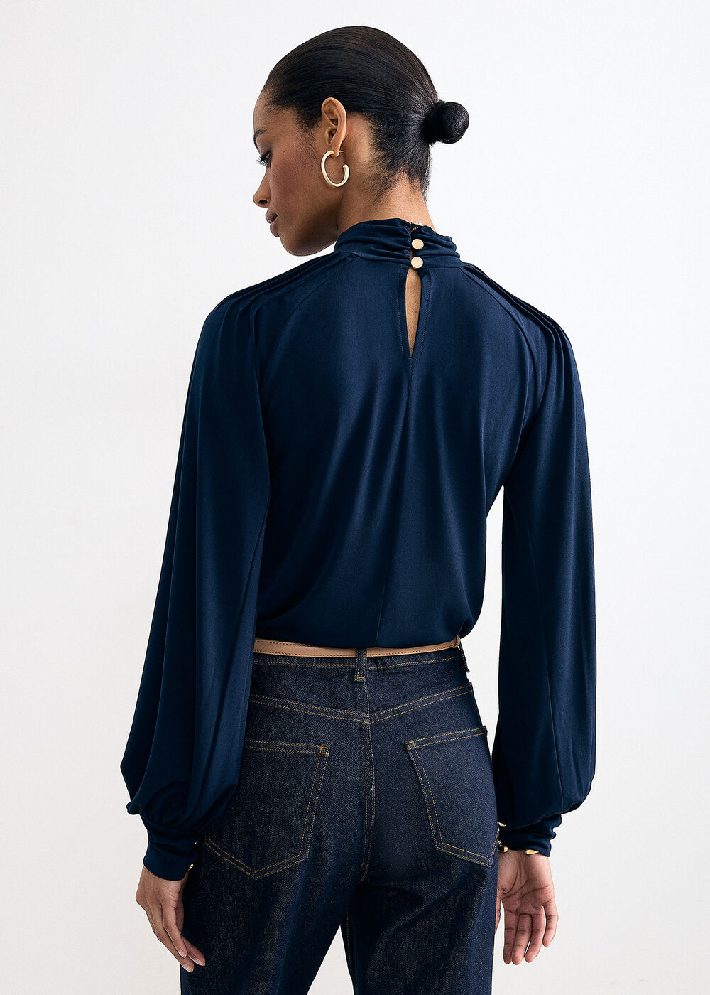 The Evangeline High-Rise Wide-Leg Jeans - Image 2 The Evangeline High-Rise Wide-Leg Jeans