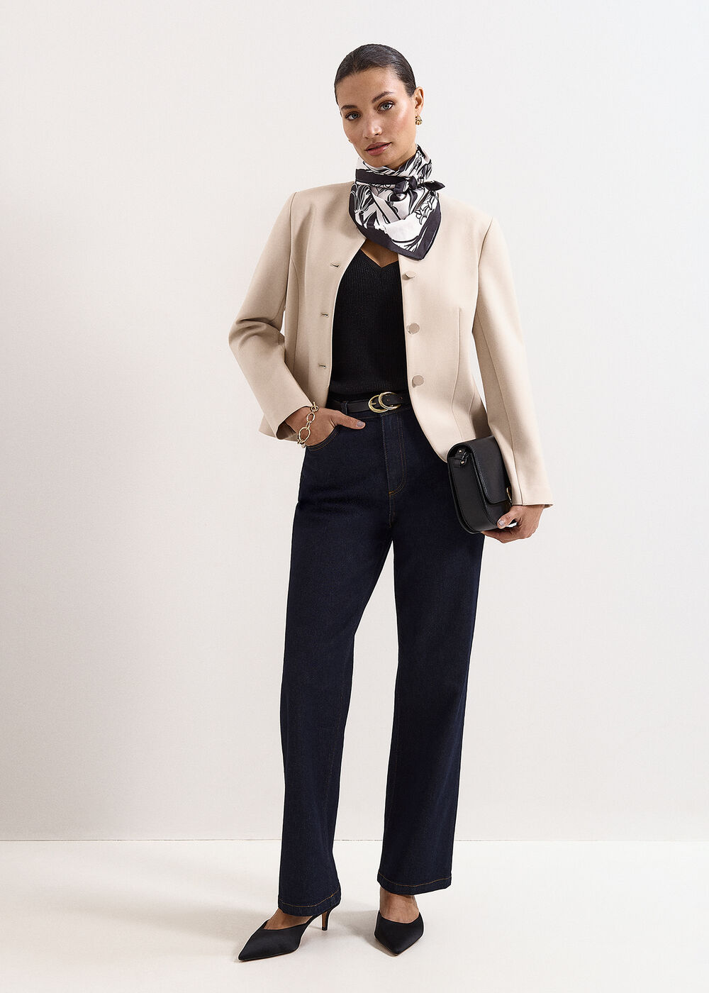 The Evangeline High-Rise Wide-Leg Jeans - Image 3 The Evangeline High-Rise Wide-Leg Jeans