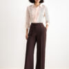 The Evangeline High-Waisted Wide-Leg Trousers