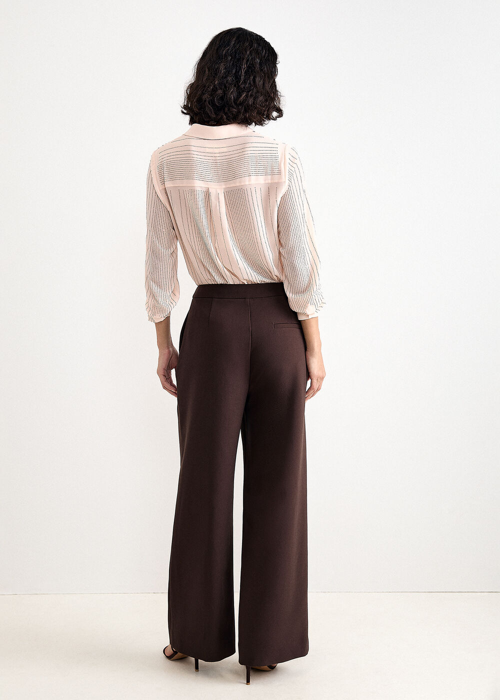 The Evangeline High-Waisted Wide-Leg Trousers - Image 2 The Evangeline High-Waisted Wide-Leg Trousers