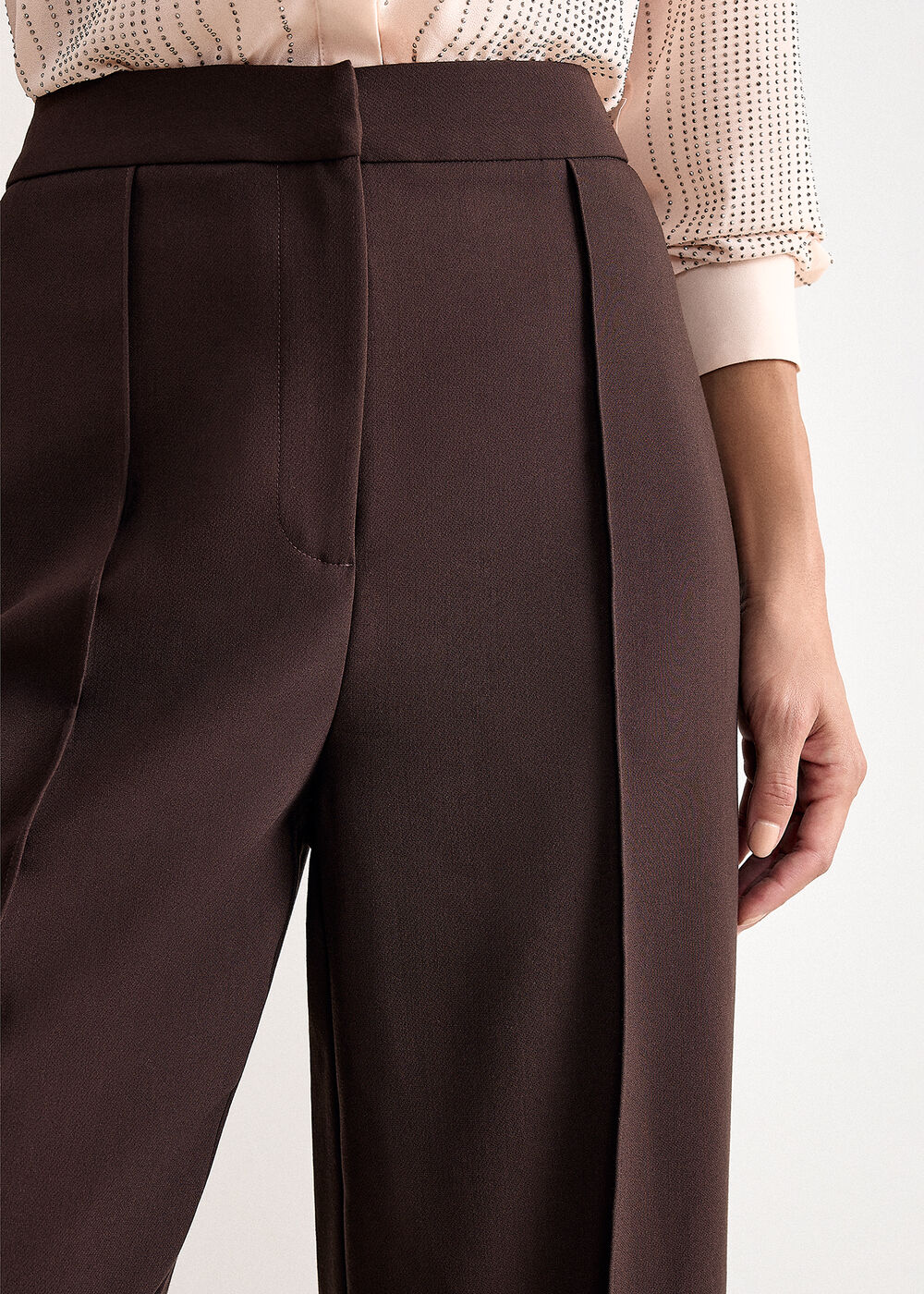The Evangeline High-Waisted Wide-Leg Trousers - Image 4 The Evangeline High-Waisted Wide-Leg Trousers