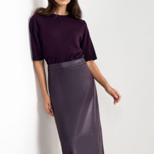 The Evangeline Pleated Midi Skirt