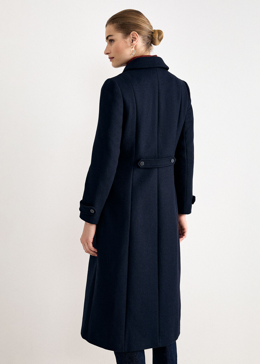 The Evangeline Tailored Wool-Blend Coat - Image 2 The Evangeline Tailored Wool-Blend Coat