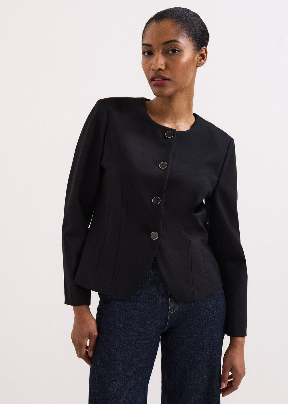 The Florence High-Rise Wide-Leg Jeans - Image 1 The Florence High-Rise Wide-Leg Jeans