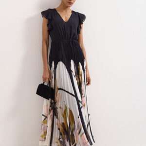 The Florence Pleated Midi Skirt