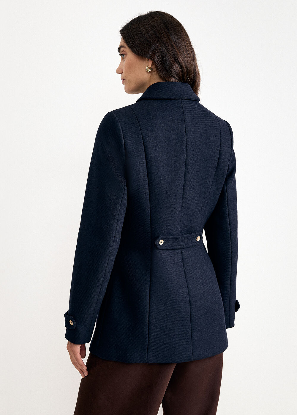 The Florence Tailored Wool-Blend Coat - Image 2 The Florence Tailored Wool-Blend Coat
