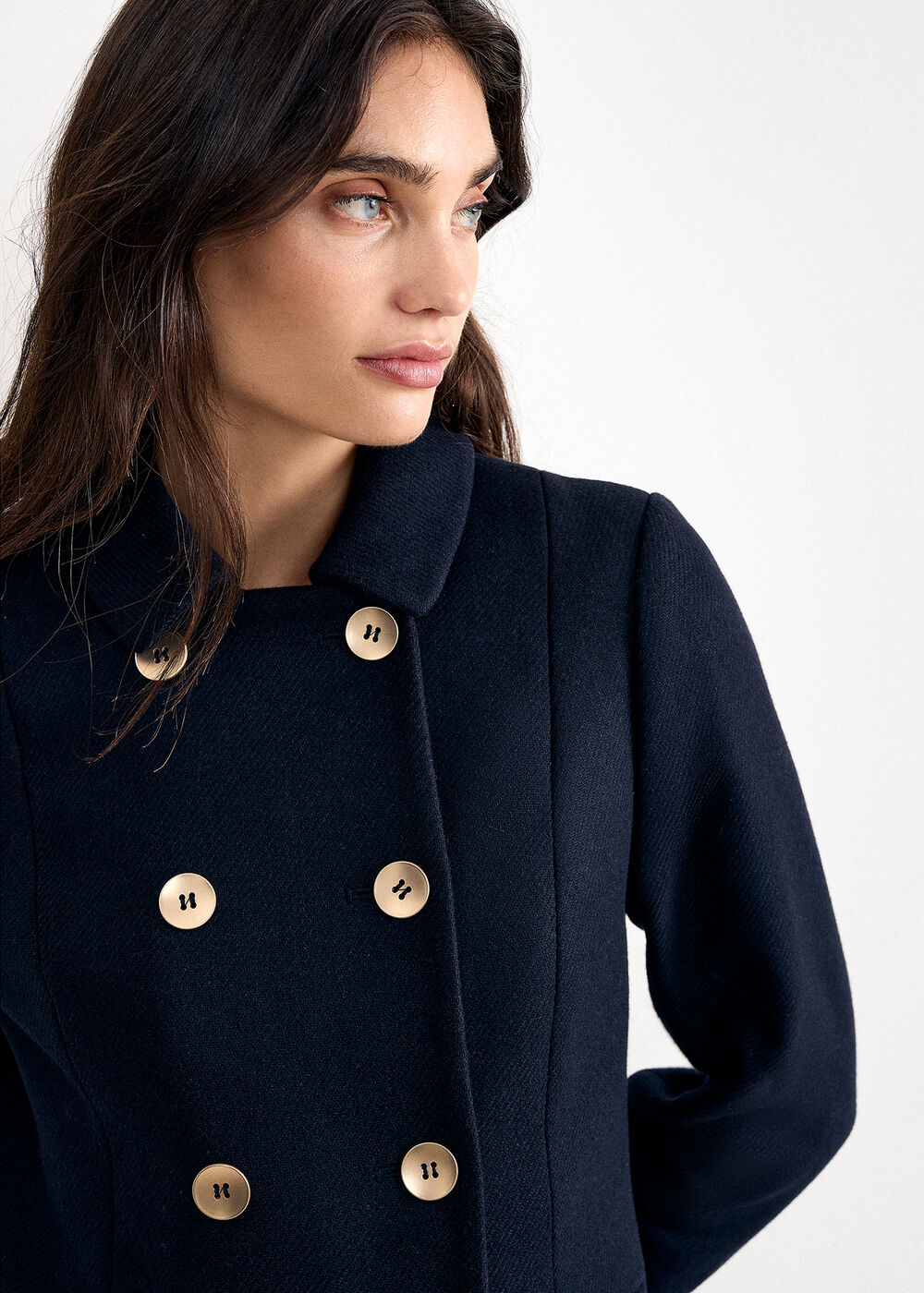 The Florence Tailored Wool-Blend Coat - Image 4 The Florence Tailored Wool-Blend Coat
