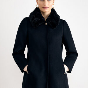 The Genevieve Tailored Wool-Blend Coat
