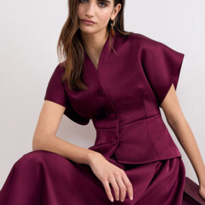 The Isolde Bias-Cut Satin Skirt