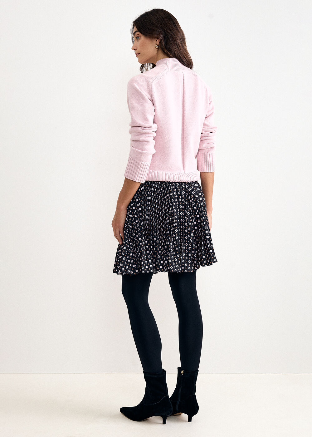 The Isolde Pleated Midi Skirt - Image 2 The Isolde Pleated Midi Skirt