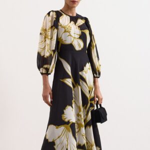 The Isolde Printed Maxi Dress