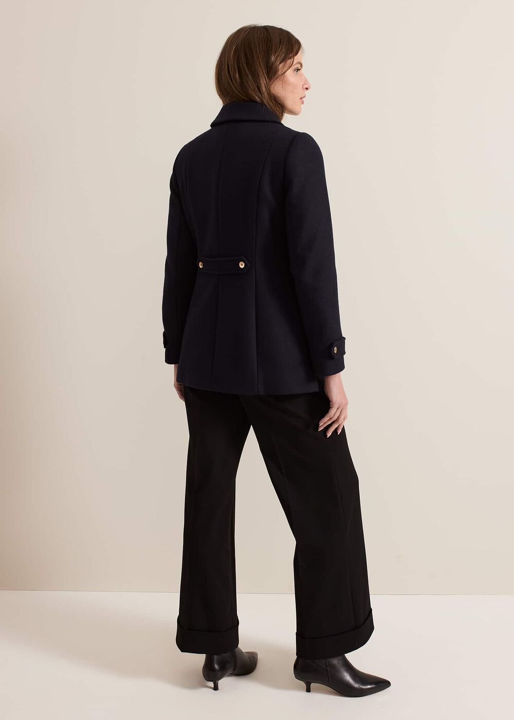 The Isolde Tailored Wool-Blend Coat - Image 2 The Isolde Tailored Wool-Blend Coat