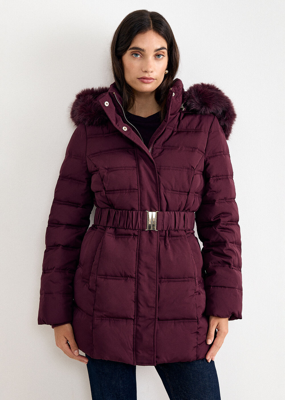 The Marcella Tailored Wool-Blend Coat - Image 3 The Marcella Tailored Wool-Blend Coat