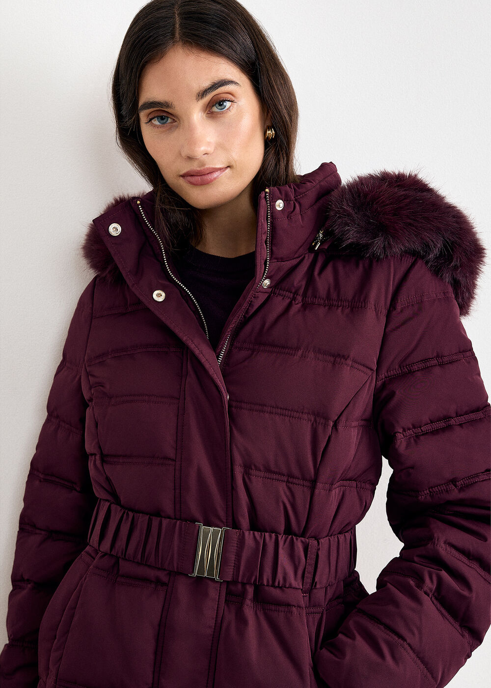 The Marcella Tailored Wool-Blend Coat - Image 4 The Marcella Tailored Wool-Blend Coat