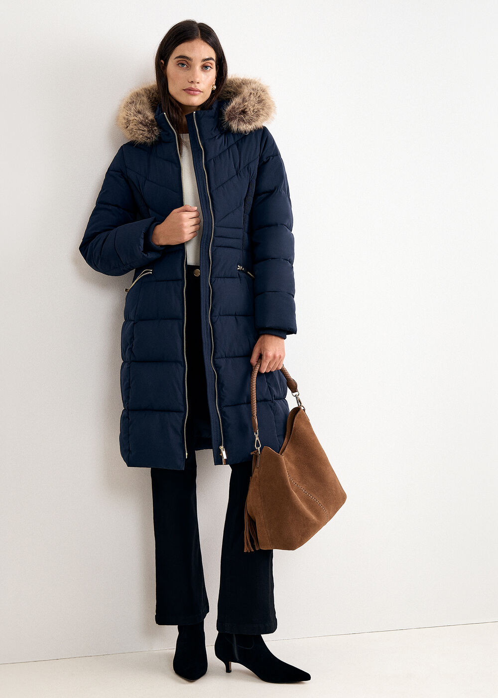 The Marcella Tailored Wool-Blend Coat - Image 4 The Marcella Tailored Wool-Blend Coat