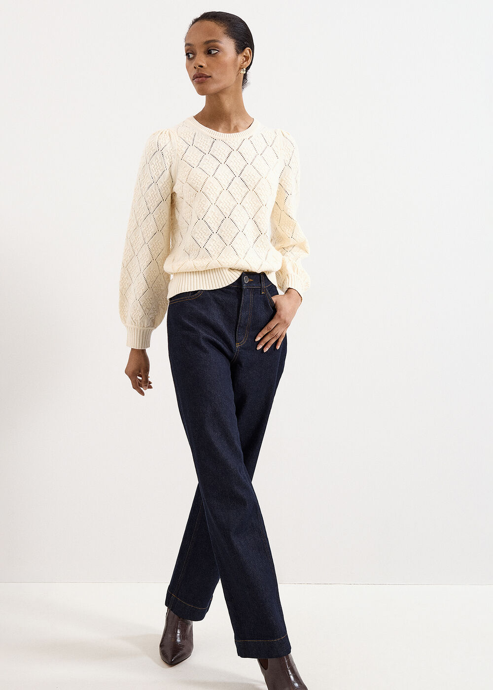 The Octavia High-Rise Wide-Leg Jeans - Image 3 The Octavia High-Rise Wide-Leg Jeans