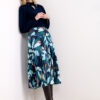 The Octavia Pleated Midi Skirt