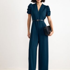 The Octavia Tailored Wide-Leg Jumpsuit