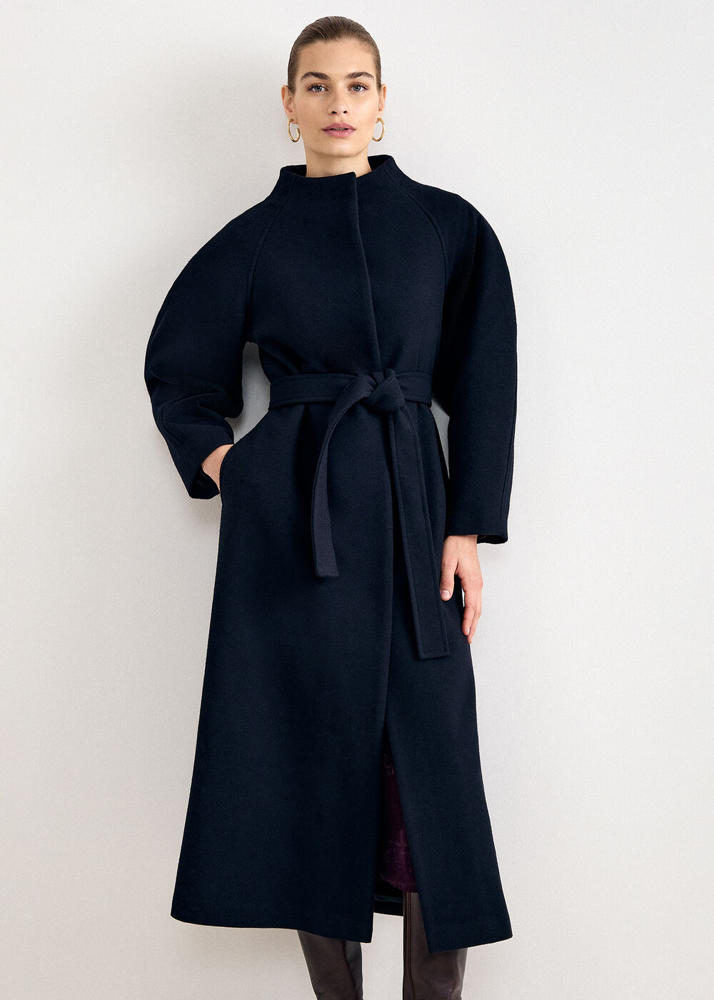 The Octavia Tailored Wool-Blend Coat - Image 3 The Octavia Tailored Wool-Blend Coat
