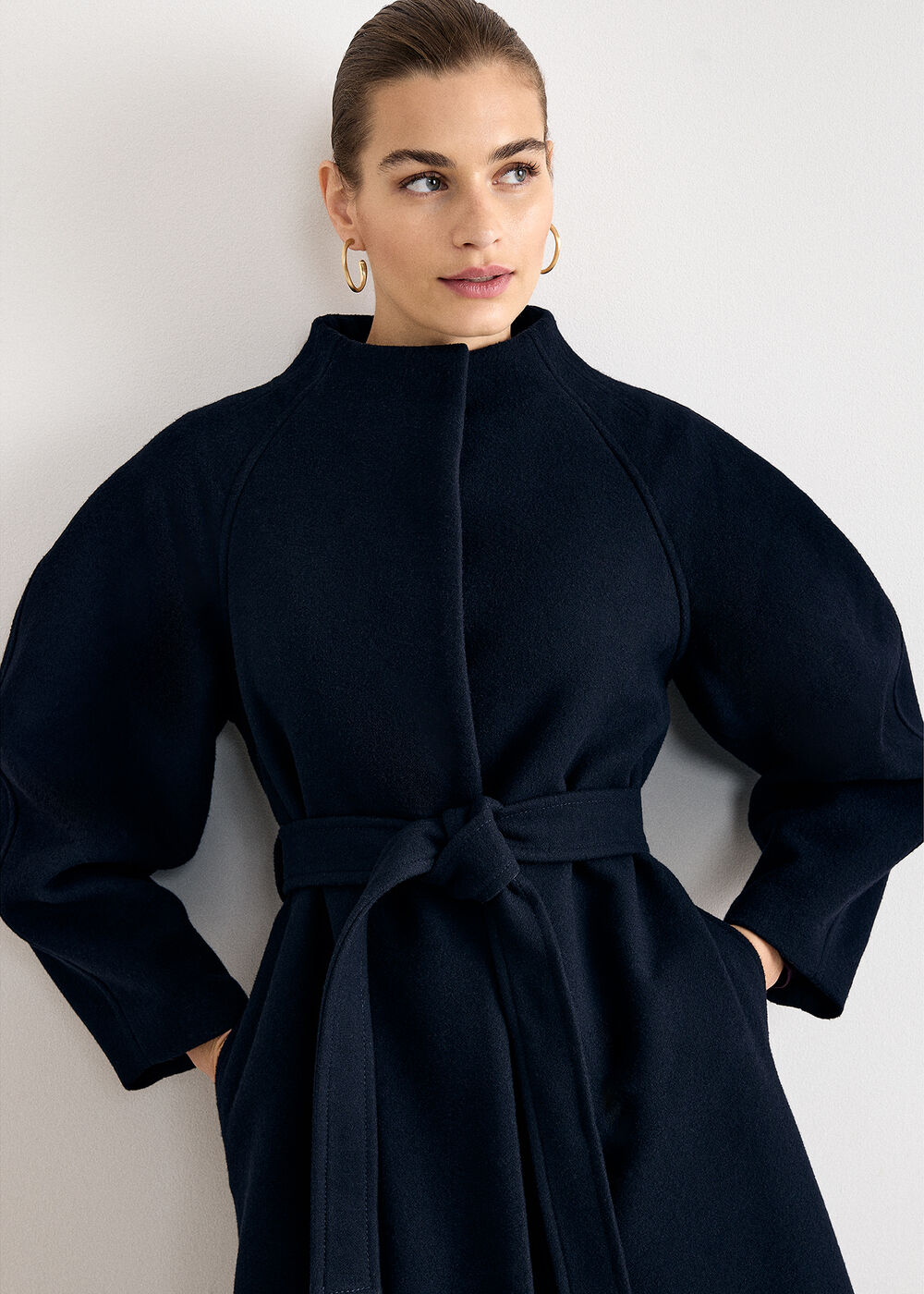 The Octavia Tailored Wool-Blend Coat - Image 4 The Octavia Tailored Wool-Blend Coat