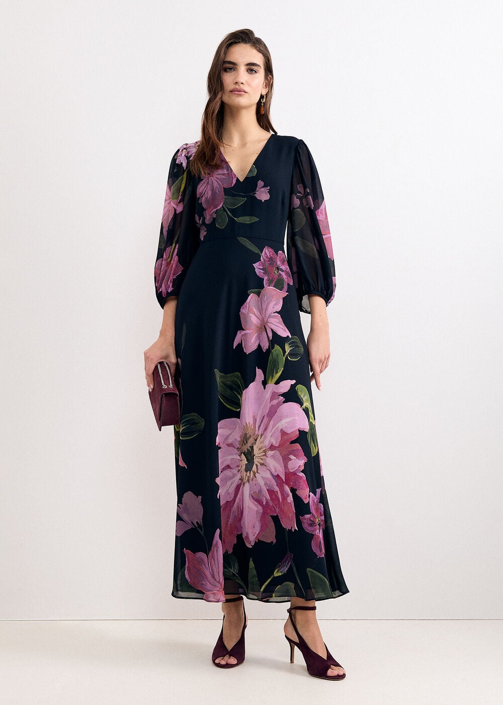 The Rosalind Pleated Midi Skirt - Image 1 The Rosalind Pleated Midi Skirt