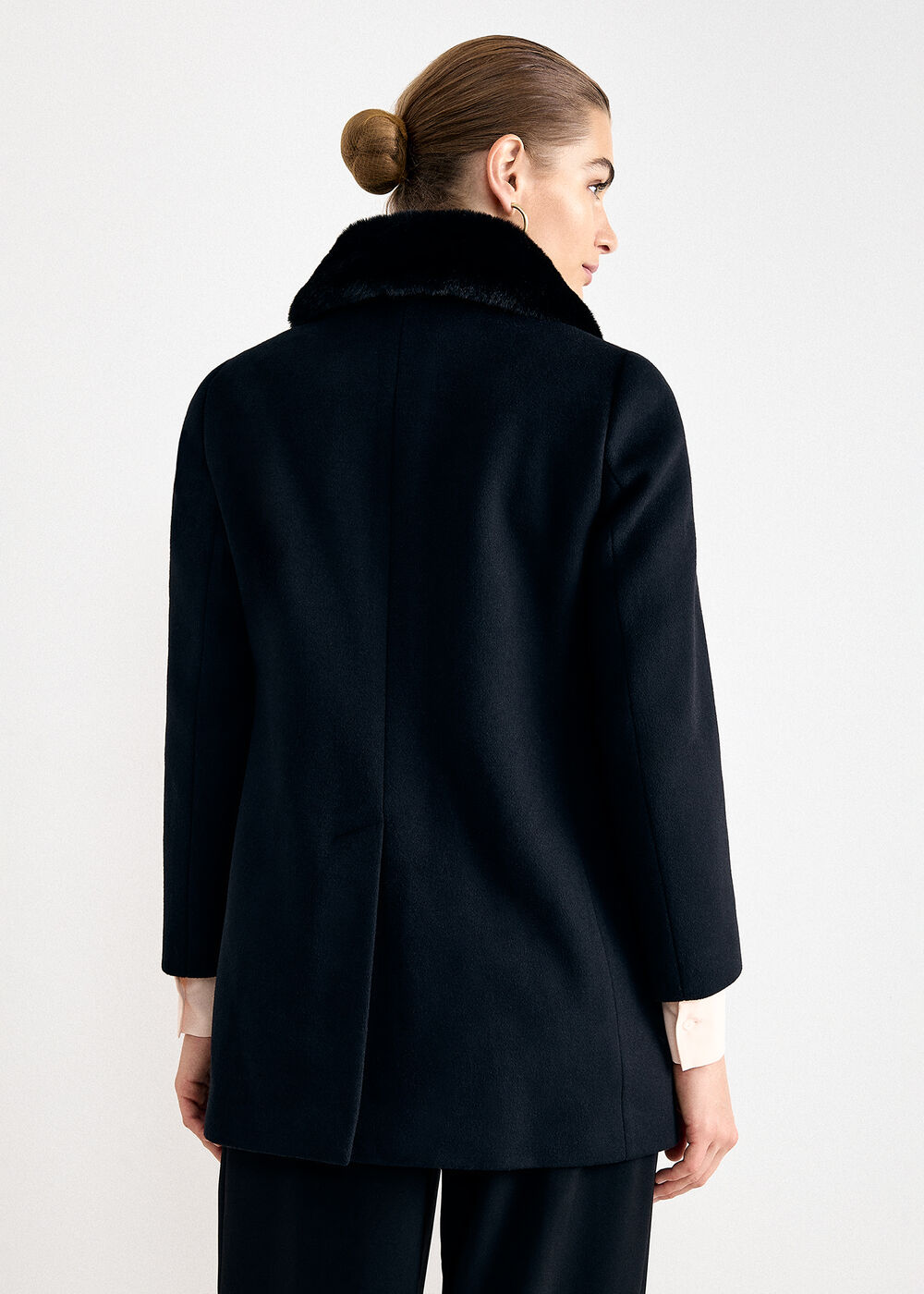The Seraphina Tailored Wool-Blend Coat - Image 2 The Seraphina Tailored Wool-Blend Coat