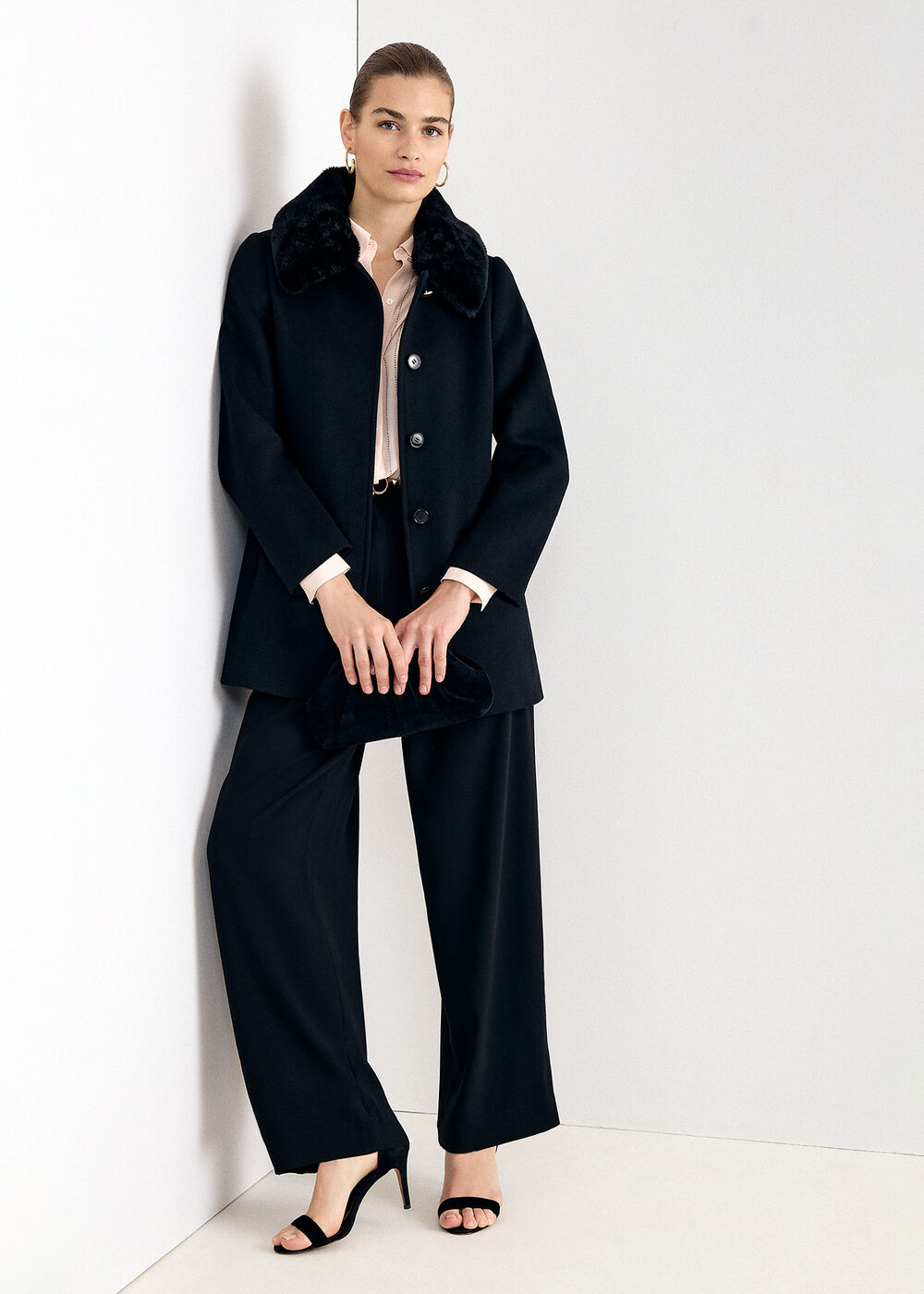 The Seraphina Tailored Wool-Blend Coat - Image 3 The Seraphina Tailored Wool-Blend Coat