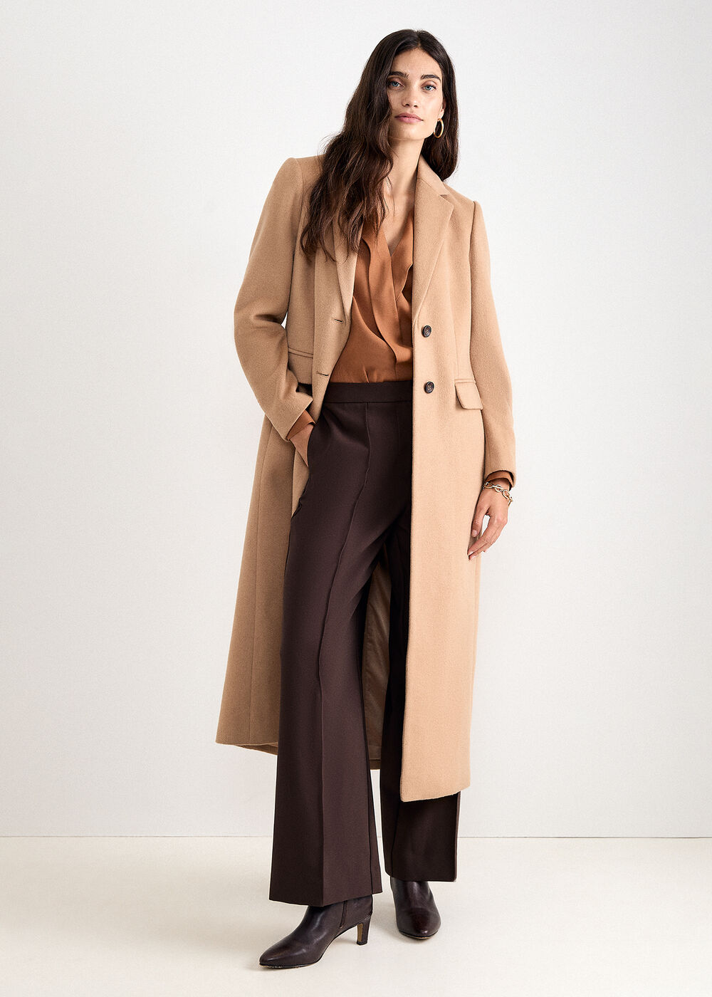 The Sienna High-Waisted Tailored Trousers - Image 1 The Sienna High-Waisted Tailored Trousers