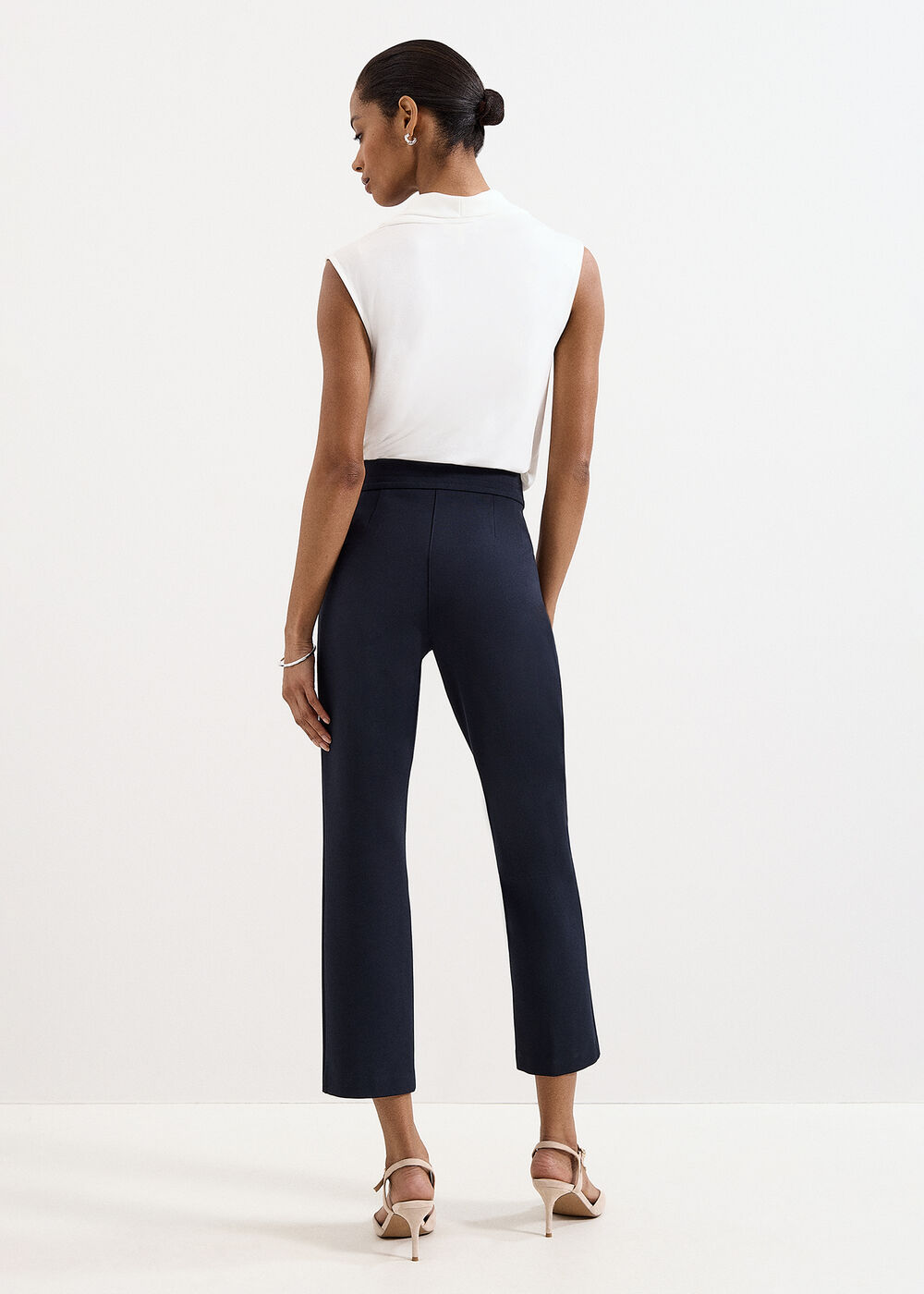 The Sienna High-Waisted Tailored Trousers - Image 2 The Sienna High-Waisted Tailored Trousers