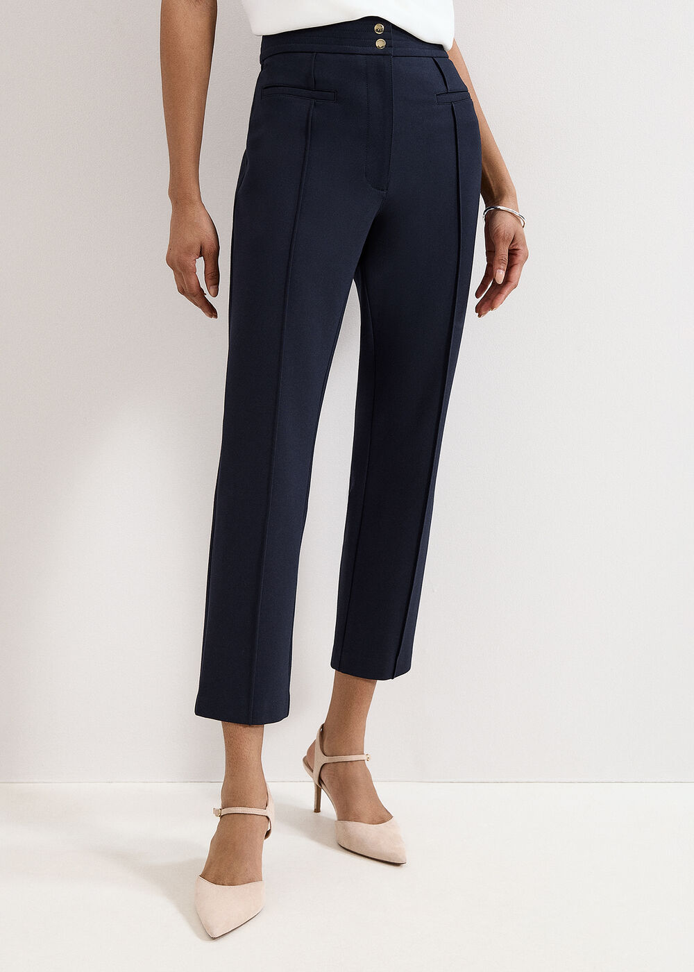 The Sienna High-Waisted Tailored Trousers - Image 3 The Sienna High-Waisted Tailored Trousers