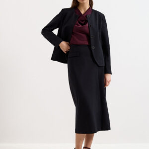 The Sienna Pleated Midi Skirt