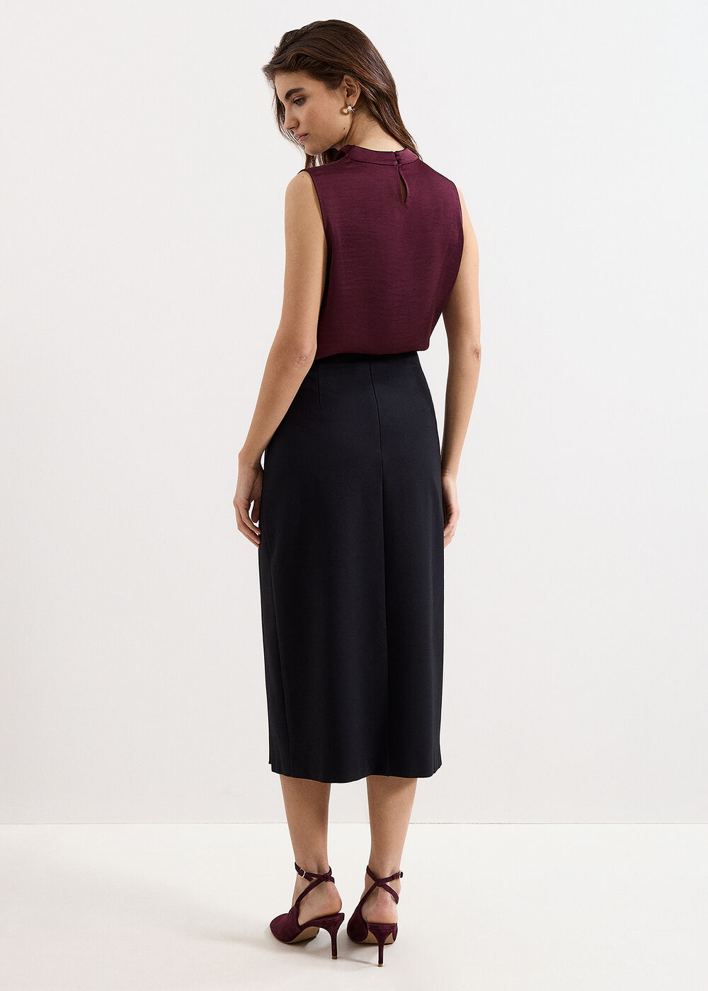 The Sienna Pleated Midi Skirt - Image 2 The Sienna Pleated Midi Skirt